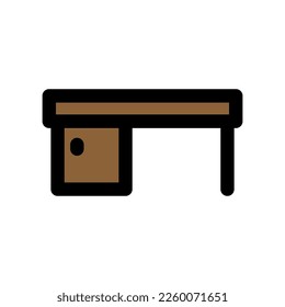 Línea de icono de tabla aislada en fondo blanco. Icono delgado plano negro sobre el estilo de contorno moderno. Símbolo lineal y trazo editable. Ilustración vectorial de trazo simple y píxel perfecto