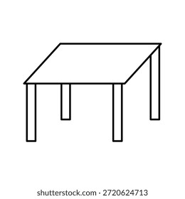 table icon on white background