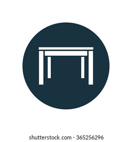table icon, on white background