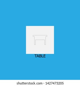 table icon sign signifier vector