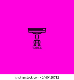 table icon sign signifier vector