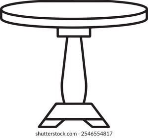 Tabellensymbol Silhouette, Vektorgrafik, Kunst, isolierter weißer Hintergrund
