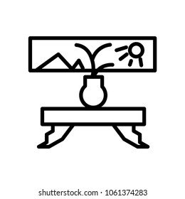 table  icon vector