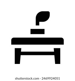 table icon. vector glyph icon for your website, mobile, presentation, and logo design.