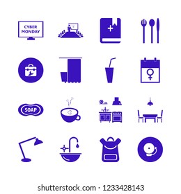 table icon. table vector icons set cyber monday computer, march calendar, school bell and dining room