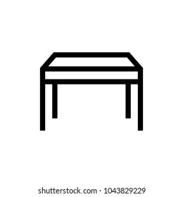 table icon, vector illustration