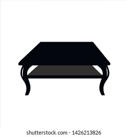 Table icon. Vector illustration. Eps10