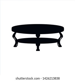 Table icon. Vector illustration. Eps10