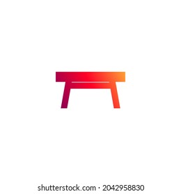 Table icon. Vector illustration for graphic design, Web, UI, app.