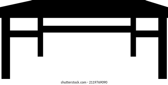 Table Icon vector illustration on white background..eps