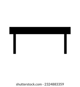 table icon vector logo template, furniture icon