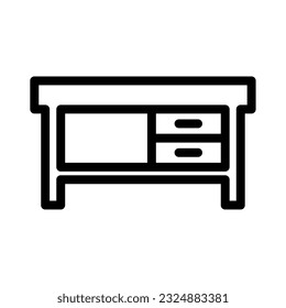 table icon vector logo template, furniture icon