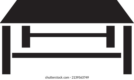 Table Icon Vector on white background..eps
