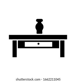 Table icon vector sign and symbols on trendy design
