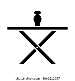 Table icon vector sign and symbols on trendy design