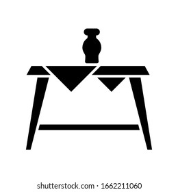 Table icon vector sign and symbols on trendy design