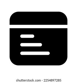 Table Icon Vector Symbol Design Illustration
