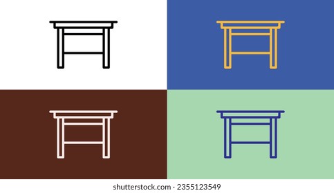 Table icon for web and mobile