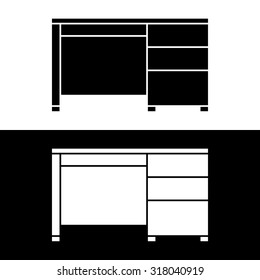 Table icons set great for any use. Vector EPS10.