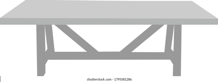 table icon.vector illustration in black and silver color.