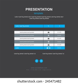 Table And Infographic Design