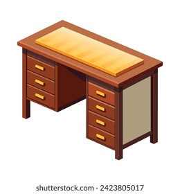 table isolated on white background