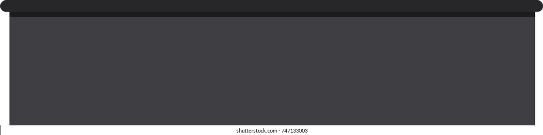 Table isolated vector illustration