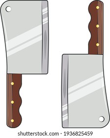 Cuchillos de mesa para cocinar. Limpiador, cuchillo, cocina.