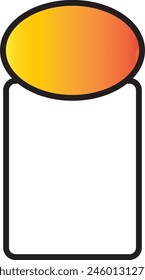table lamp art icon eps 10