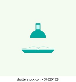 table lamp and book icon