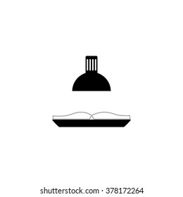 table lamp and book icon