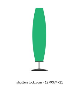Table lamp bright style electric symbol vector icon. Indoor equipment loft interior light. Furniture bedside