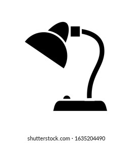 Table lamp, desk lamp, icon vector sign and symbol on trendy design