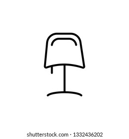 Table lamp- Flat style vector table lamp symbol icon