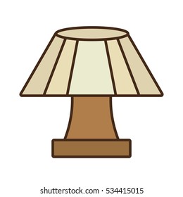 table lamp house appliance decorative vector illustration eps 10