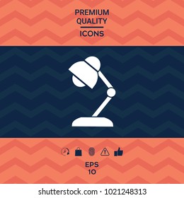 Table lamp icon