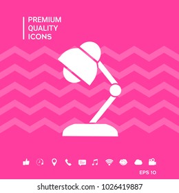 Table lamp icon