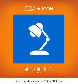 Table lamp icon