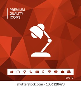 Table lamp icon