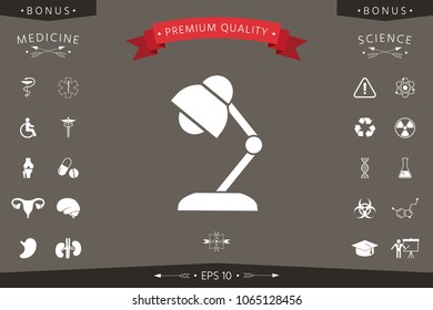 Table lamp icon