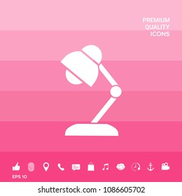 Table lamp icon
