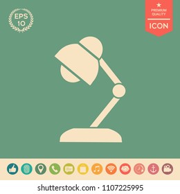 Table lamp icon