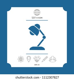 Table lamp icon