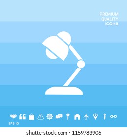 Table lamp icon