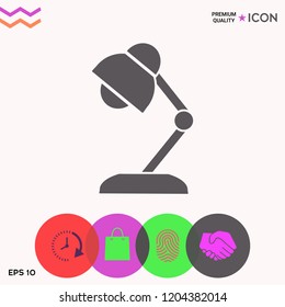 Table lamp icon