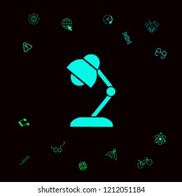 Table lamp icon