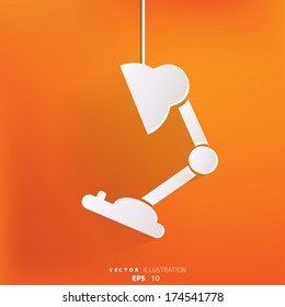 Table lamp icon