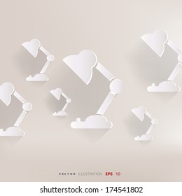 Table lamp icon
