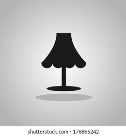 Table lamp icon