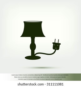 table lamp icon table lamp icon